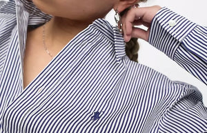 Ralph cropped striped shirt