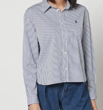 Load image into Gallery viewer, Ralph cropped striped shirt
