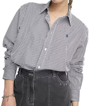 Load image into Gallery viewer, Ralph cropped striped shirt
