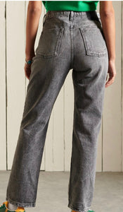 Superdry Ladies Jeans High Rise Straight RRP £64.00